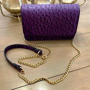 purple mini bag